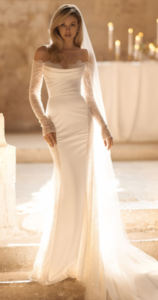 Wedding Dress Trends of 2024:Statement Sleeves and Necklines